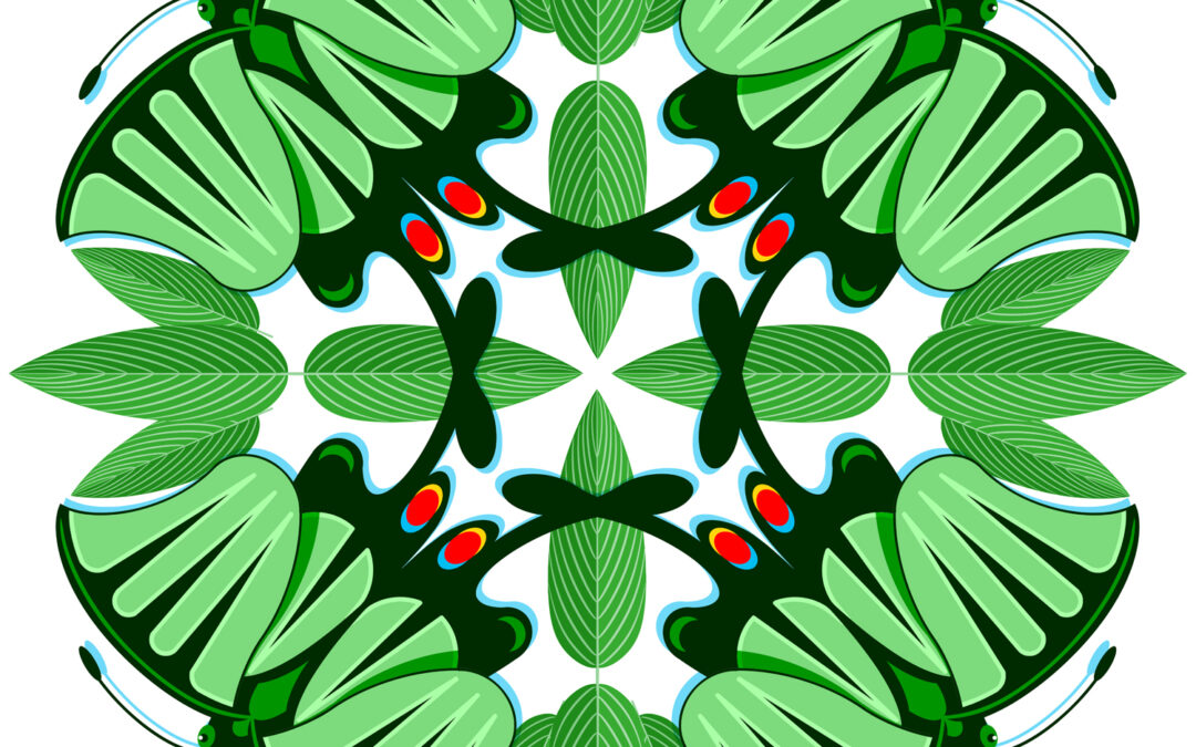 Zebra Swallowtail Kite Mandala