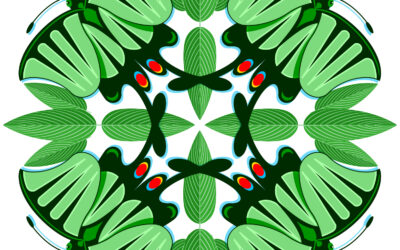 Zebra Swallowtail Kite Mandala